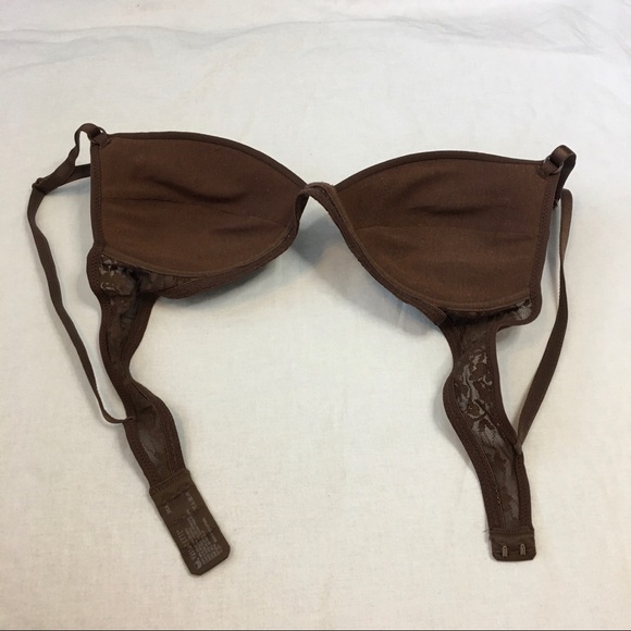 Vassarette Brown Wirefree Bra, 36A - Picture 6 of 7